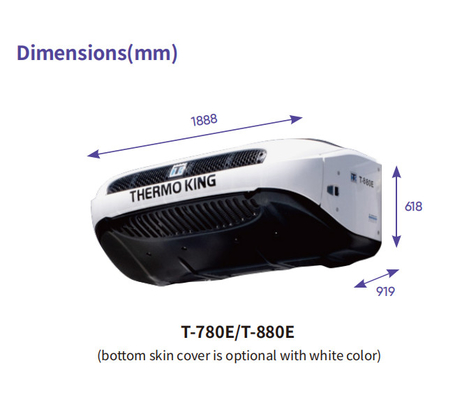 وحدة التبريد الحرارية الملك T-780E T-880E T-1080E T-1280E لنظام التبريد
