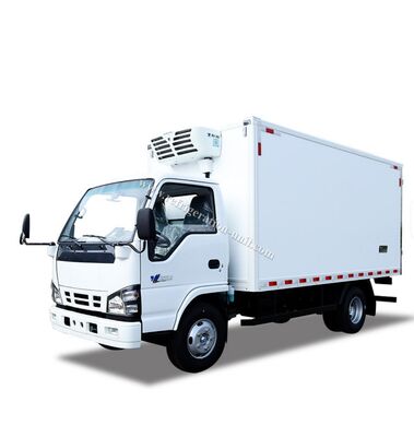 هيكل شاحنة Isuzu 100p Japan Brand مع صندوق مبرد بطول 4.1 متر مع وحدات التبريد THERMO KING RV380V 4X2 Mini 3tons 2 Ton Freezer المبردة