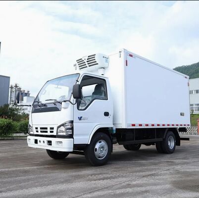 إيزوزو كينغلينغ 600P 6 عجلات 3 طن شاحنة مبردة مع وحدة التبريد THERMO كينغ RV380 نموذج
