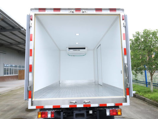 شاحنة التبريد للطعام لحوم الأسماك النقل NKR المجمد 5 أطنان ثرمو كينغ RV380 التبريد