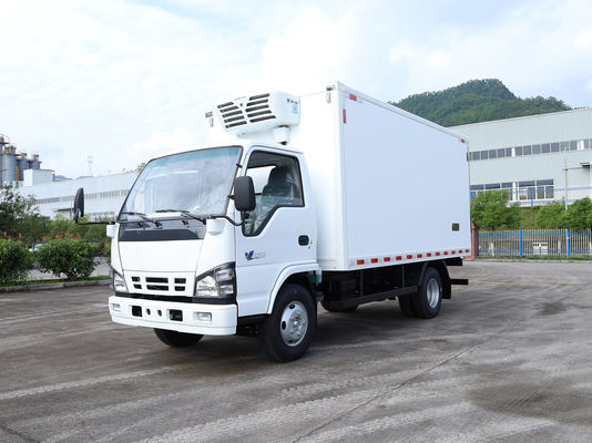 شاحنة التبريد للطعام لحوم الأسماك النقل NKR المجمد 5 أطنان ثرمو كينغ RV380 التبريد