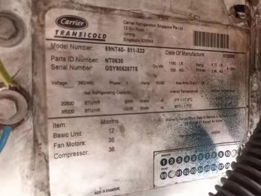 69NT40-511-323 محول حامل ملحقات ثاني اليد قطع التبريد