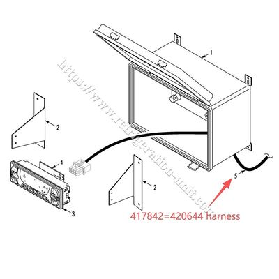 420644/42-0644 417842/41-8742 THERMO KING T-series T-600M T-800M T-1000M T-680Pro T-880Pro T-1080Pro ضفيرة - وحدة تحكم HMI