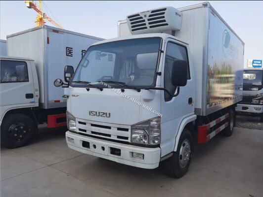 هيكل شاحنة Isuzu 100p Japan Brand مع صندوق مبرد بطول 4.1 متر مع وحدات التبريد THERMO KING RV380V 4X2 Mini 3tons 2 Ton Freezer المبردة