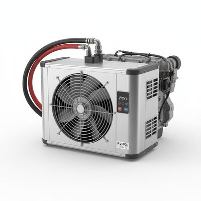 وحدة التبريد للشاحنة Thermo King RV580E استبدال C450 مع 24V DC ، إزالة الغاز الساخن ، ونظام الاستعداد الخفيف