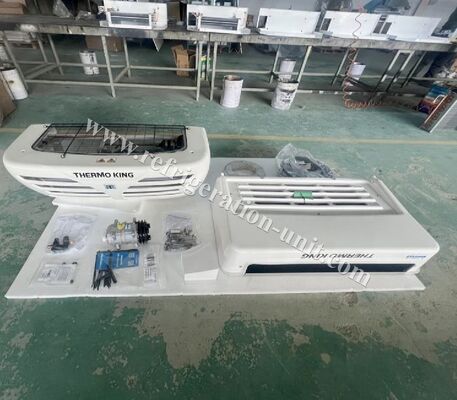 RV580E استبدال وحدة التبريد C450 THERMO KING السيارة تعمل بالطاقة المباشرة مع ضاغط TK16 مع إلى المروحة 24V