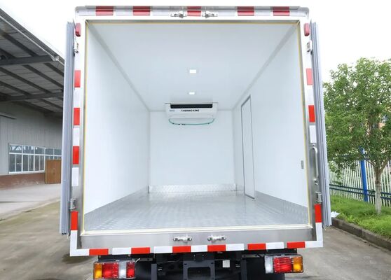 إيزوزو كينغلينغ 600P 6 عجلات 3 طن شاحنة مبردة مع وحدة التبريد THERMO كينغ RV380 نموذج