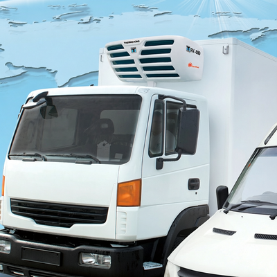 وحدة التبريد التي تعمل بالسيارة Thermo King RV-580 نظام تبريد ثقيل للشاحنات المتوسطة المبردة