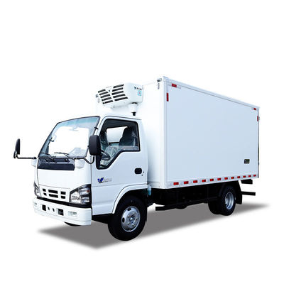 شاحنة التبريد للطعام لحوم الأسماك النقل NKR المجمد 5 طن THERMO KING RV380 التبريد